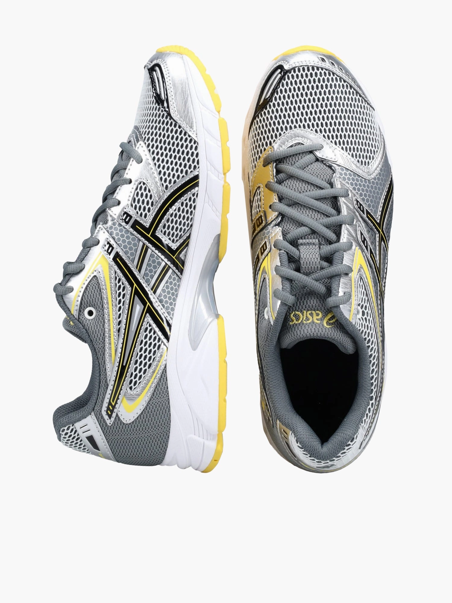 Gelds Trainer White Yellow mesh Upgraded piece Sneaker Fit