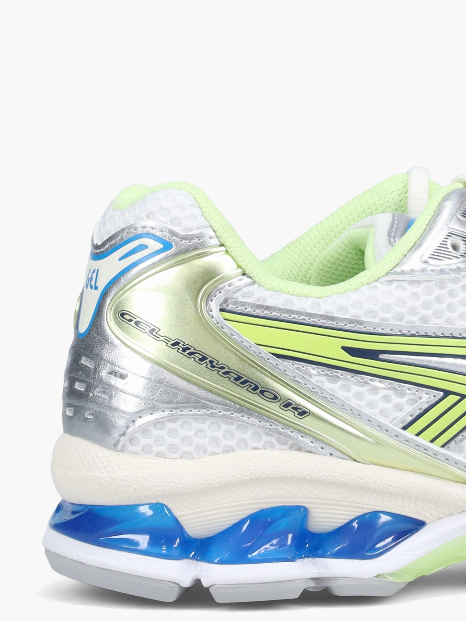 Gelkayano 14 White Lime green leather Fresh Pair