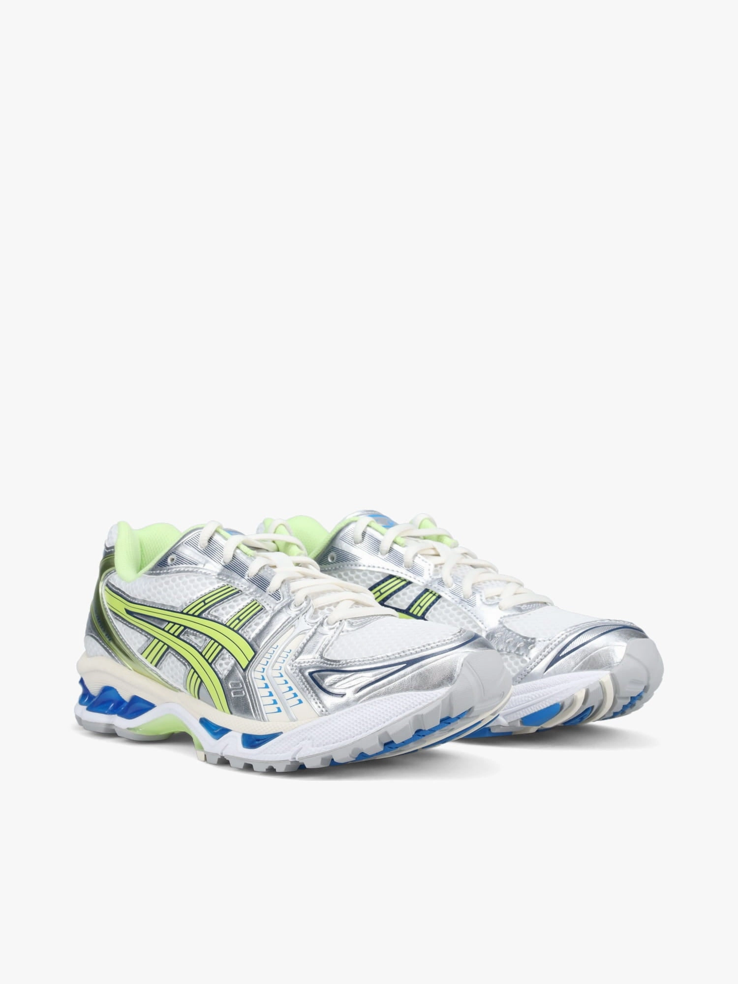 Gel Infused Layer Relax Motion Gelkayano 14 White Lime green leather