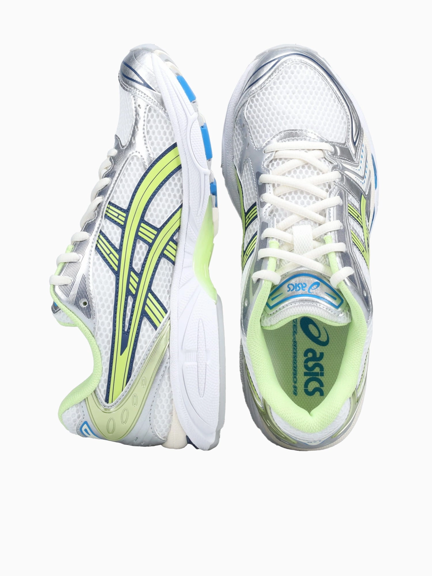 Comfort Stretch Gelkayano 14 White Lime green leather