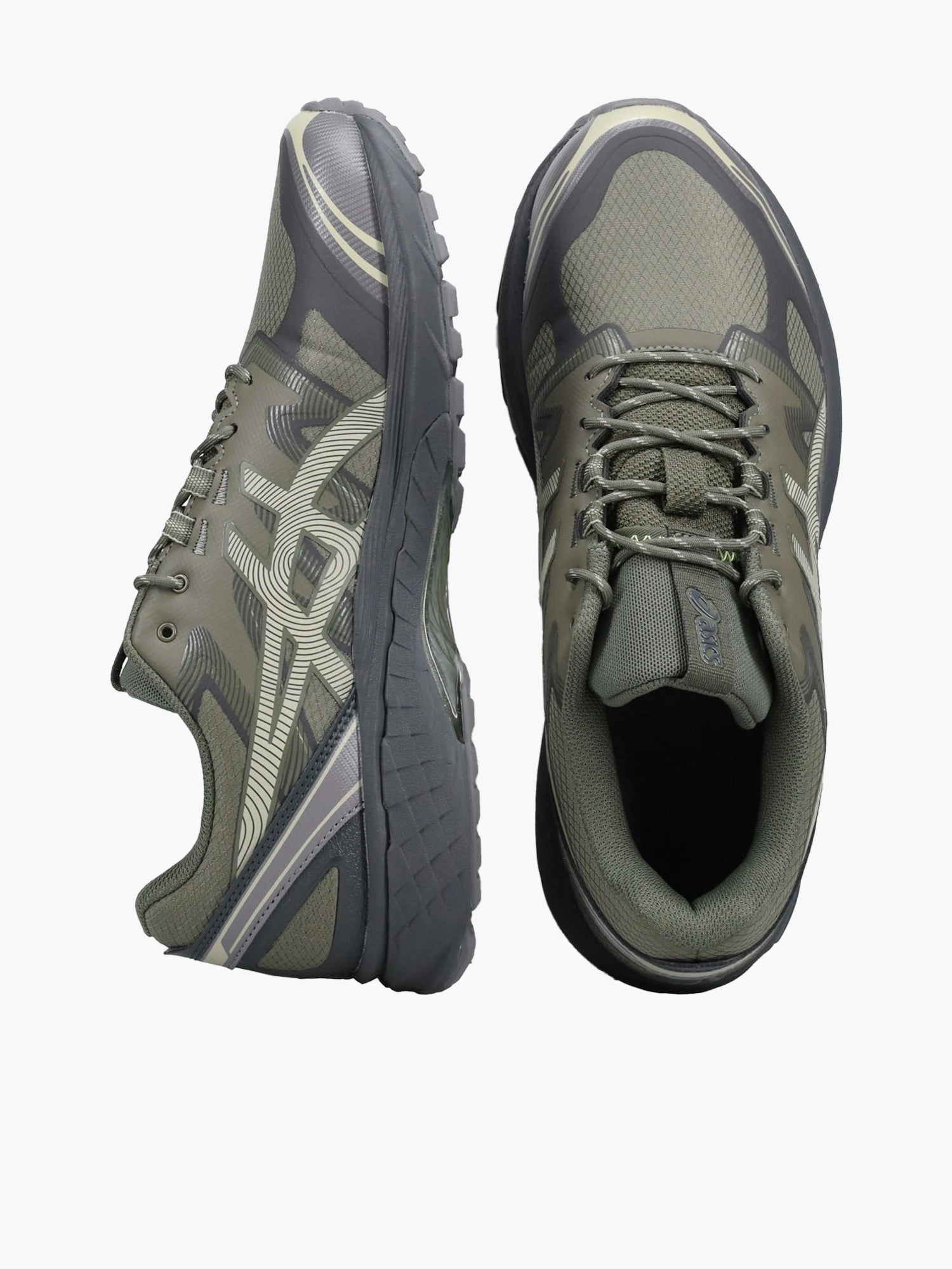 Fashion-forward comfort Gelterrain Green Khaki leather