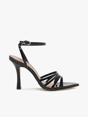 Moisture wicking Classic White Heels Geraldine Preto Verniz