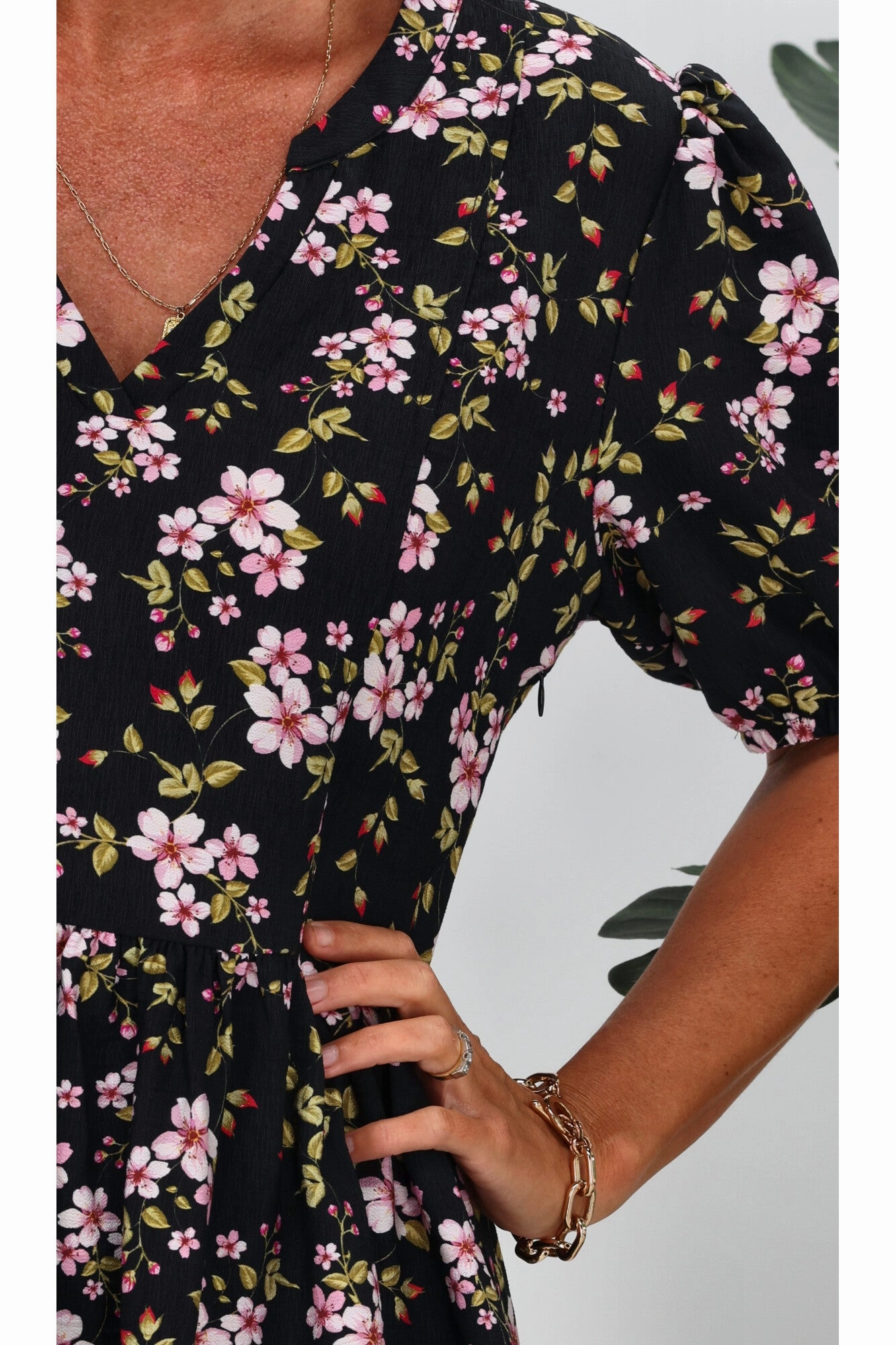 Smooth Fit Day Chic Gloss The Label Sakura Mini Dress Enchanted Floral