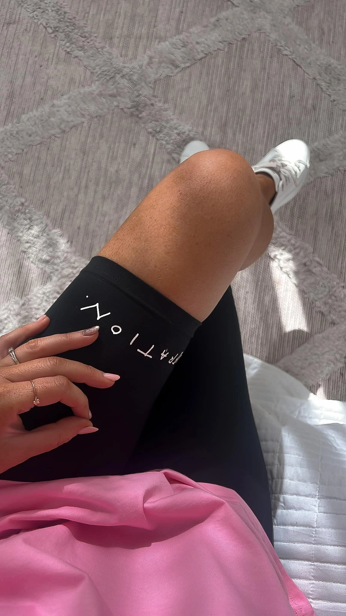 Federation Here Bike Short Drawn Black Sleek Stretch