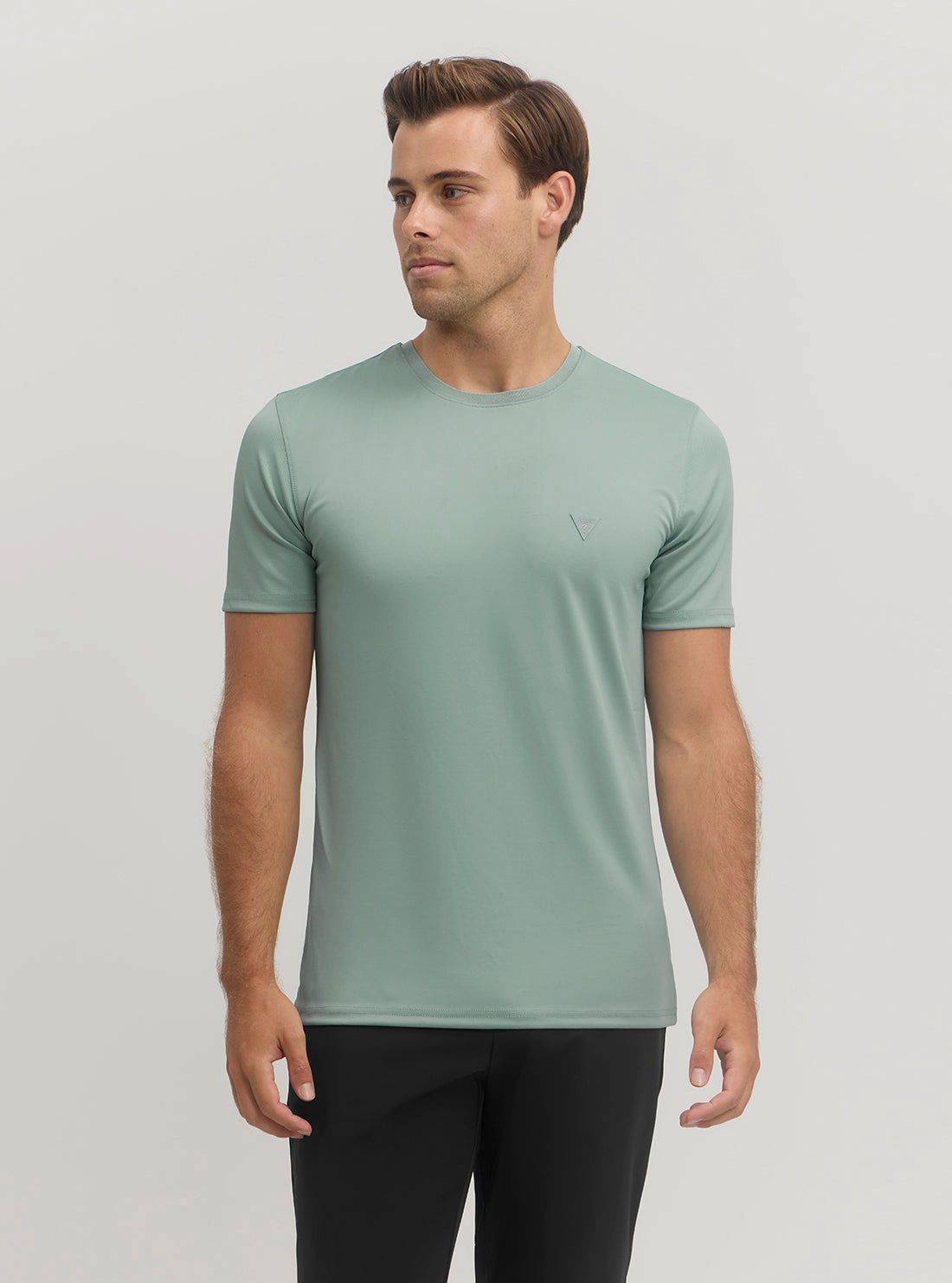 Green Tech Stretch T-Shirt Breathable mesh MeshPanelIntegration