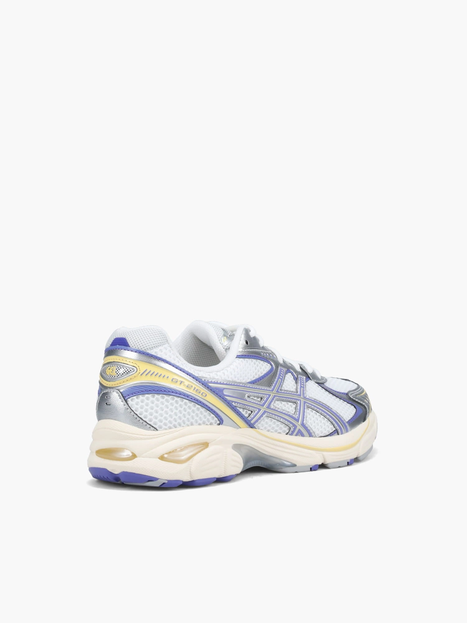 Gt2160 White Blue violet leather Mesh Motion Ready Breathable Feel