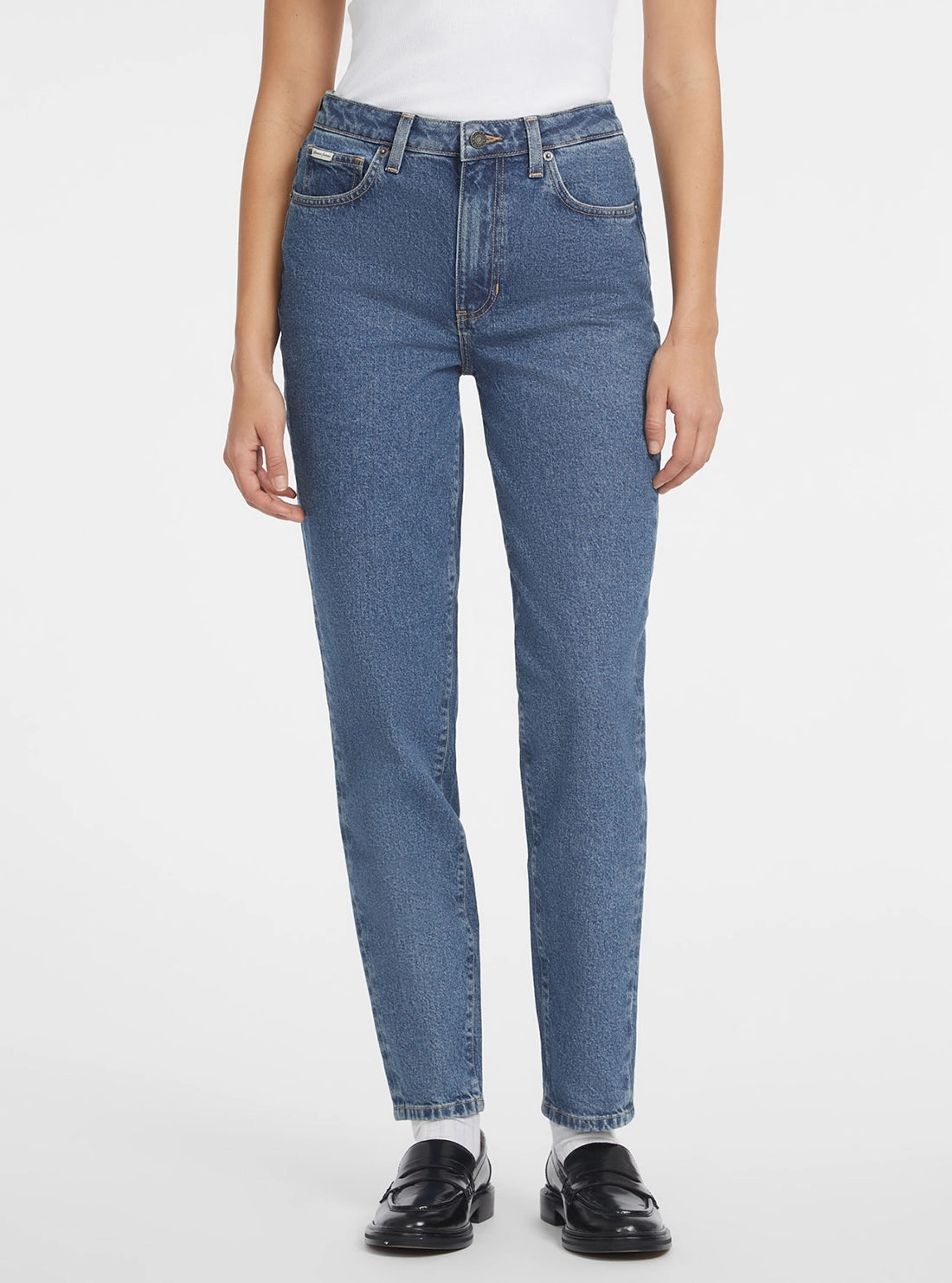 Practical Comfort Soft Texture Guess Jeans G06 Mom Jeans