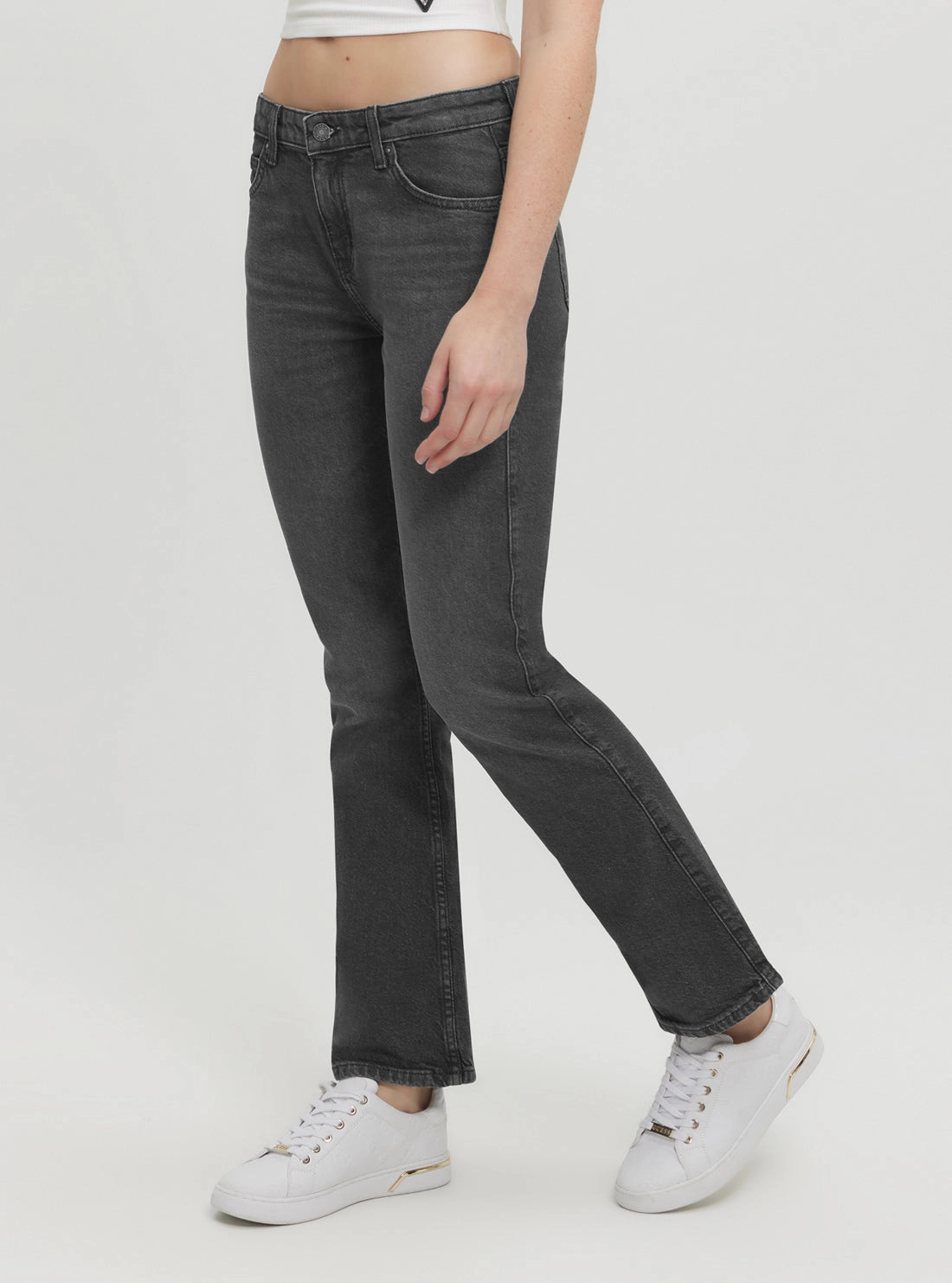 Guess Jeans Grey G09 Bootcut Pants Minimalist Weekend Getaway Casual Function Ready