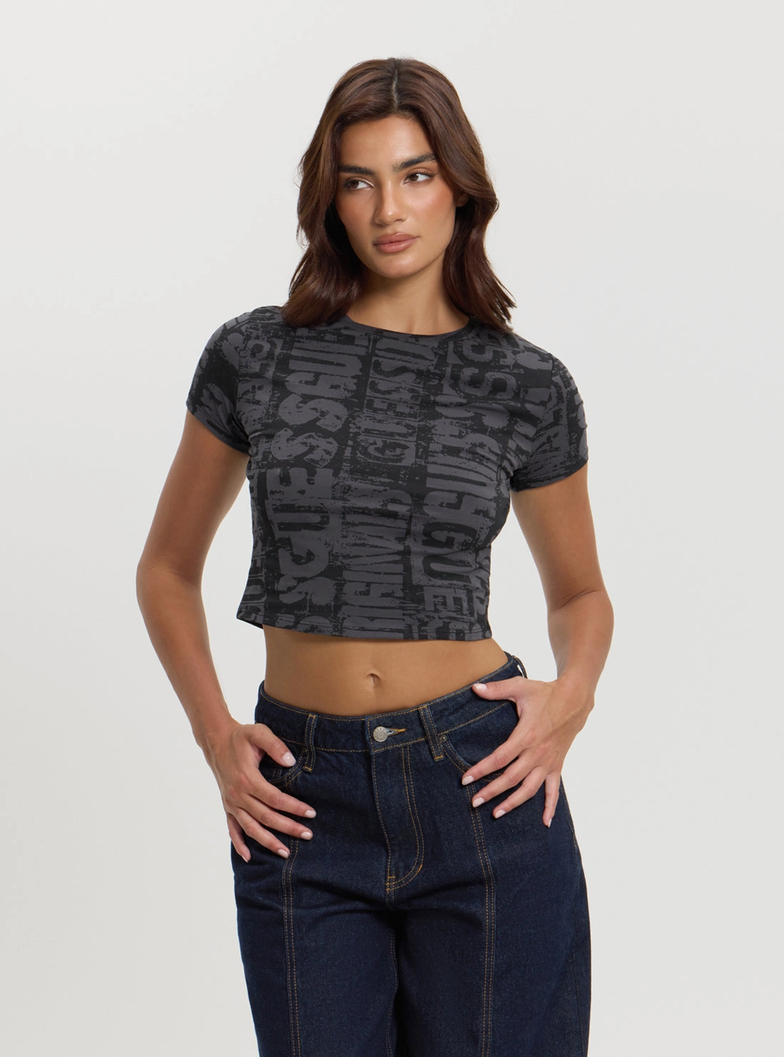 GUESS Originals Printed Baby Tee PortableOption