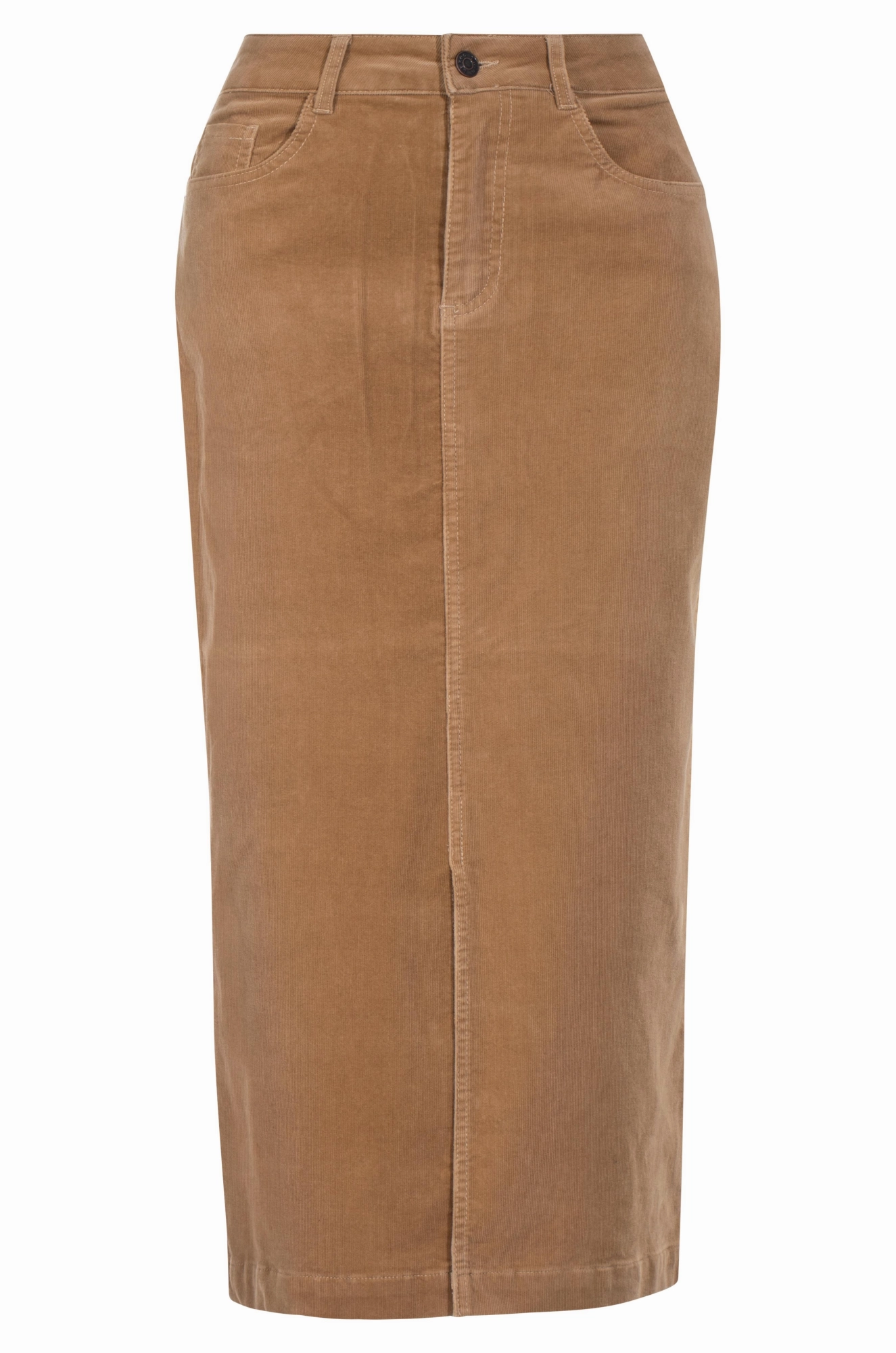Formal Event All Occasion Corduroy Skirt | CAMEL | 6197ZZ