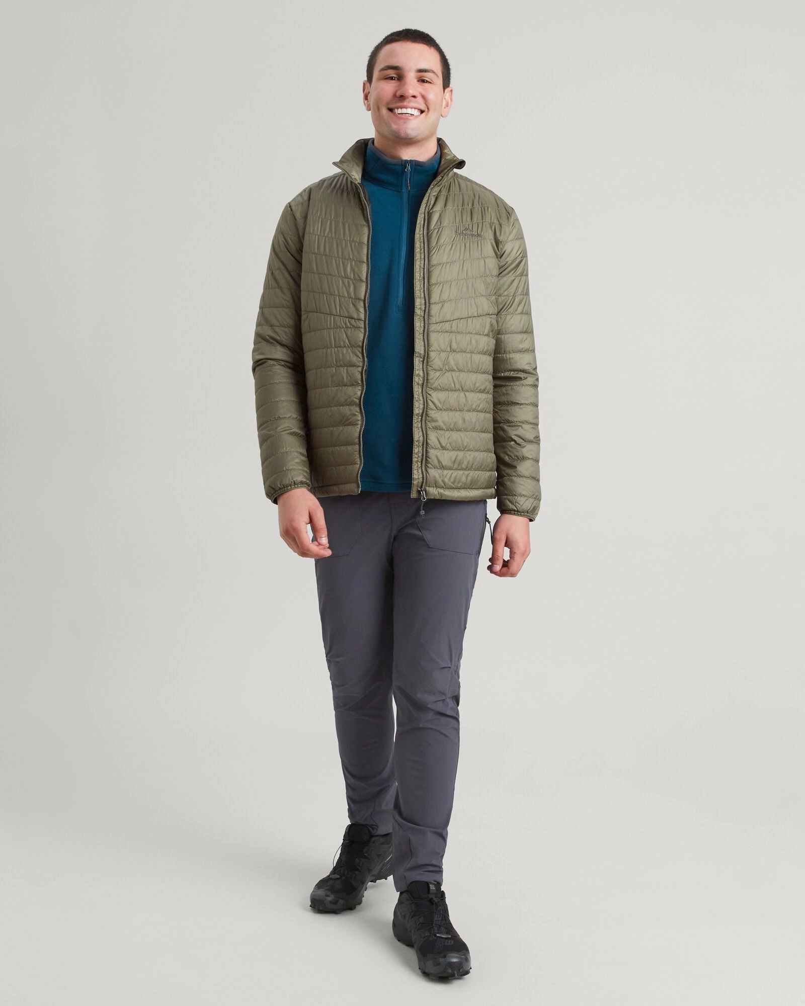 Anti Slip Cuffs Recycled Material Blend Heli R Men's novaLOFT Jacket - Beech