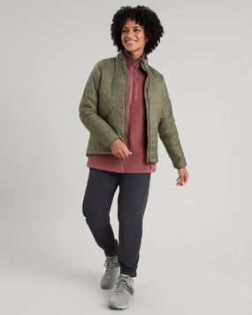 Heli R Women's novaLOFT Jacket - Beech Eco Conscious Production Adjustable Hood System