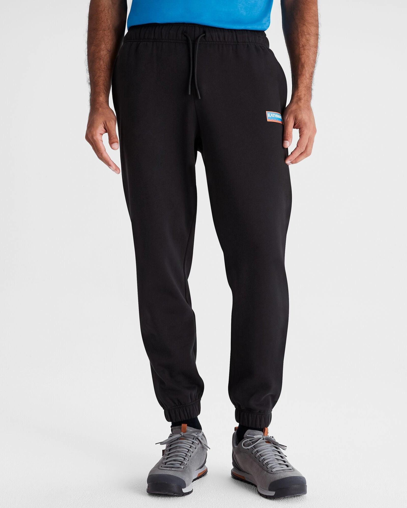 Heritage Logo Men's LT BB Joggers - Black Stingray Structured Hemline