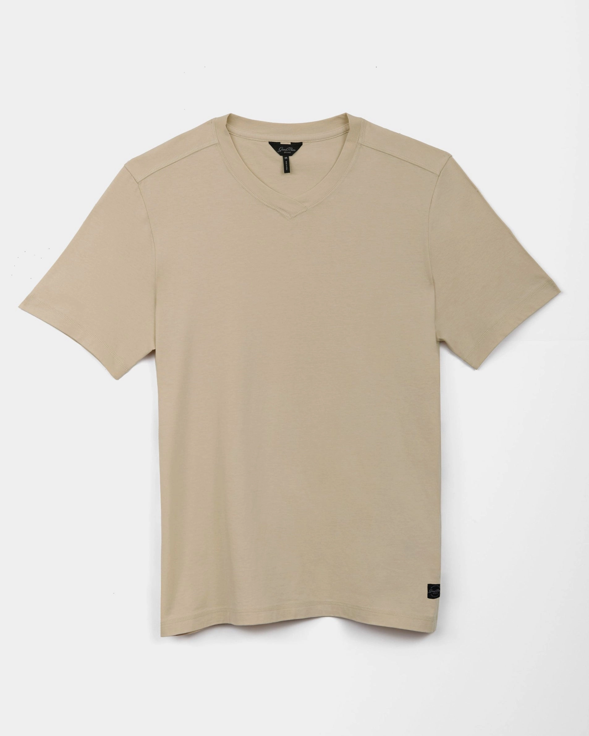 Hi Vee Tee | Organic Cotton Jersey Simple Comfort Wear Soft Texture Layered Hem Design