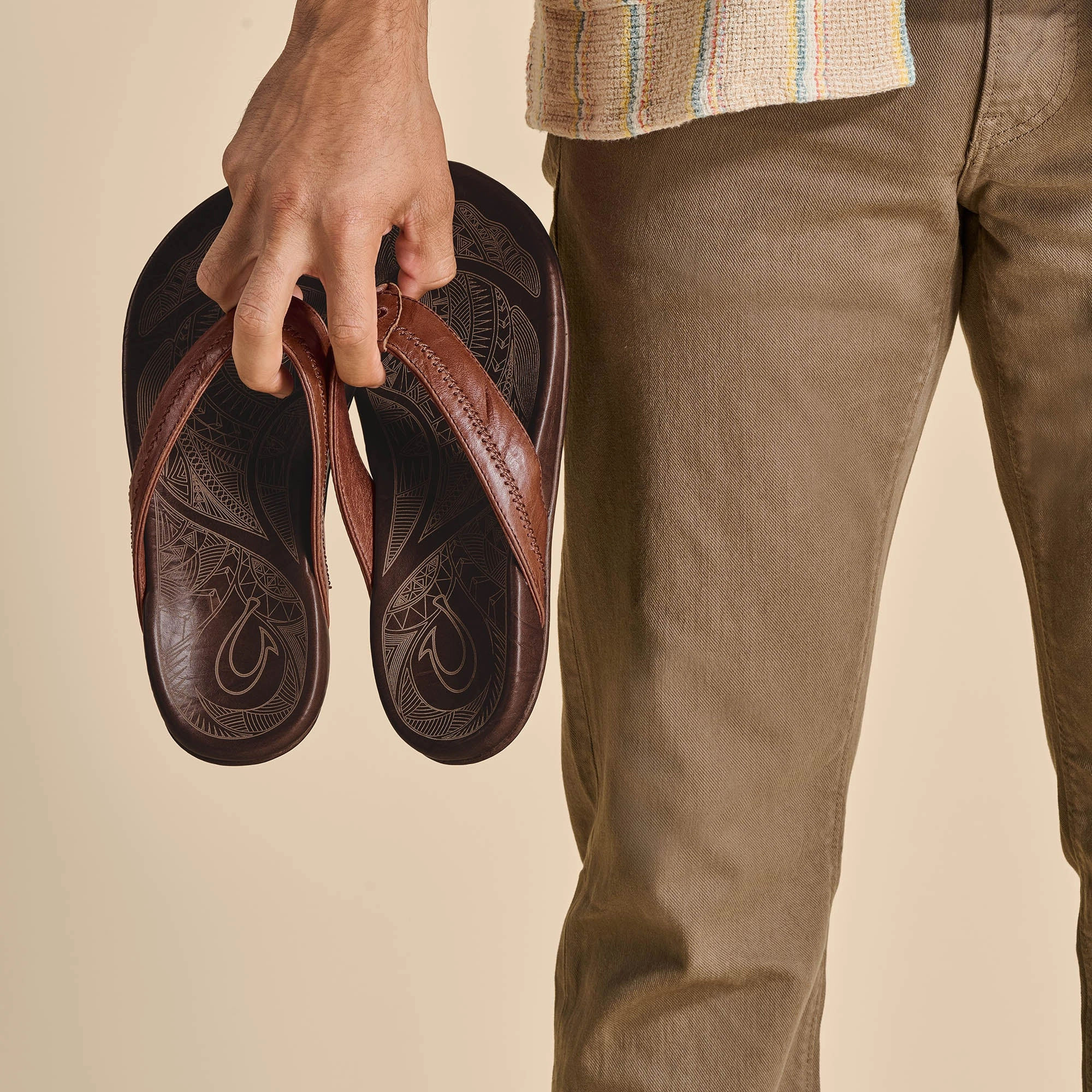 Hiapo - Rum / Dark Wood Walking Fit Slip-On Shoes