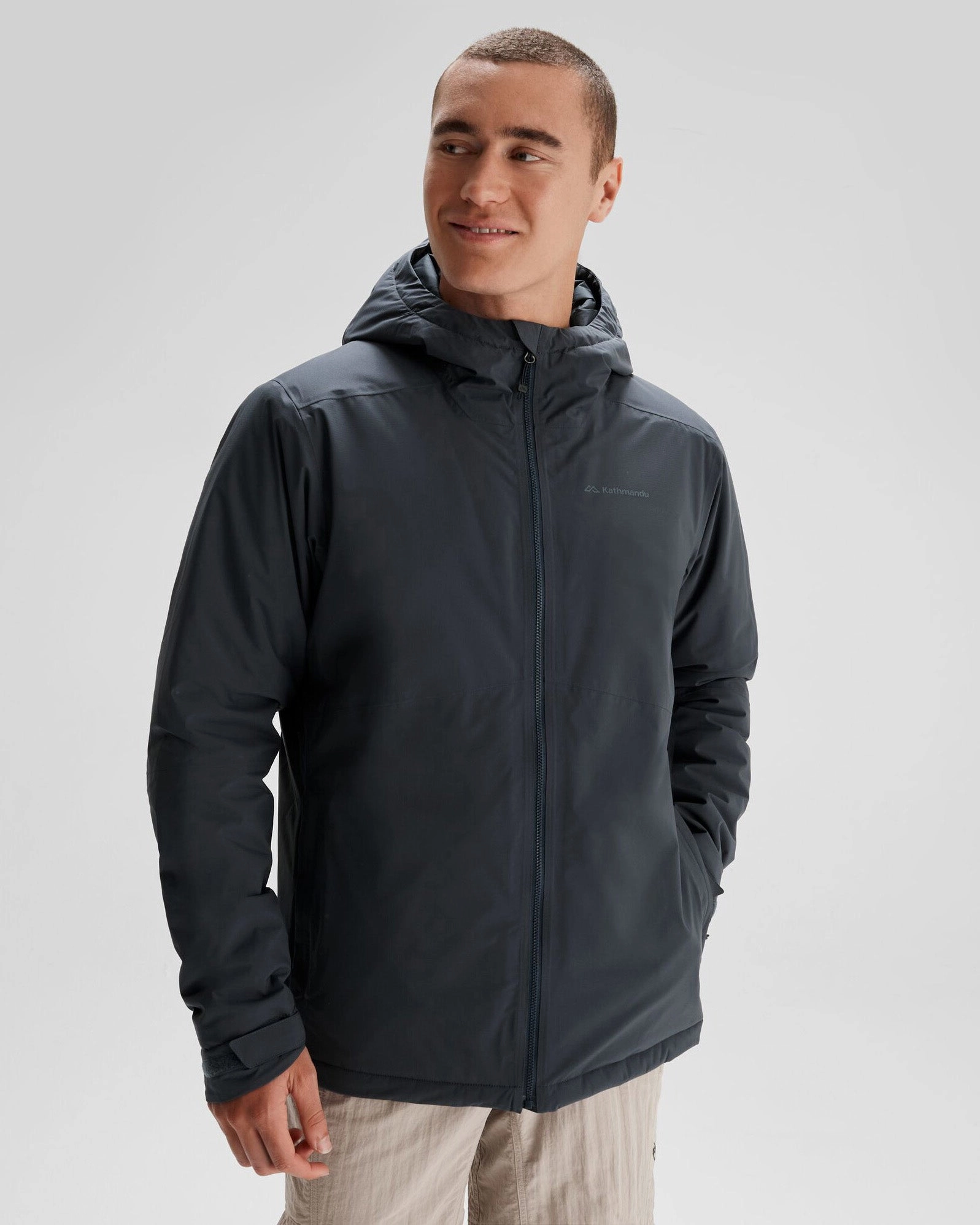 Men's Trailhead 2L Insulated Rain Jacket - Night Quilted Pattern Quilted Interior
