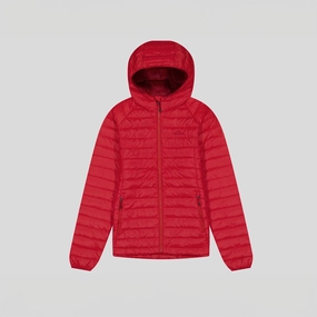 Lightweight Lining Light Protection Women's Heli Down Hooded Jacket v3 - Spicy Chilli Pepper