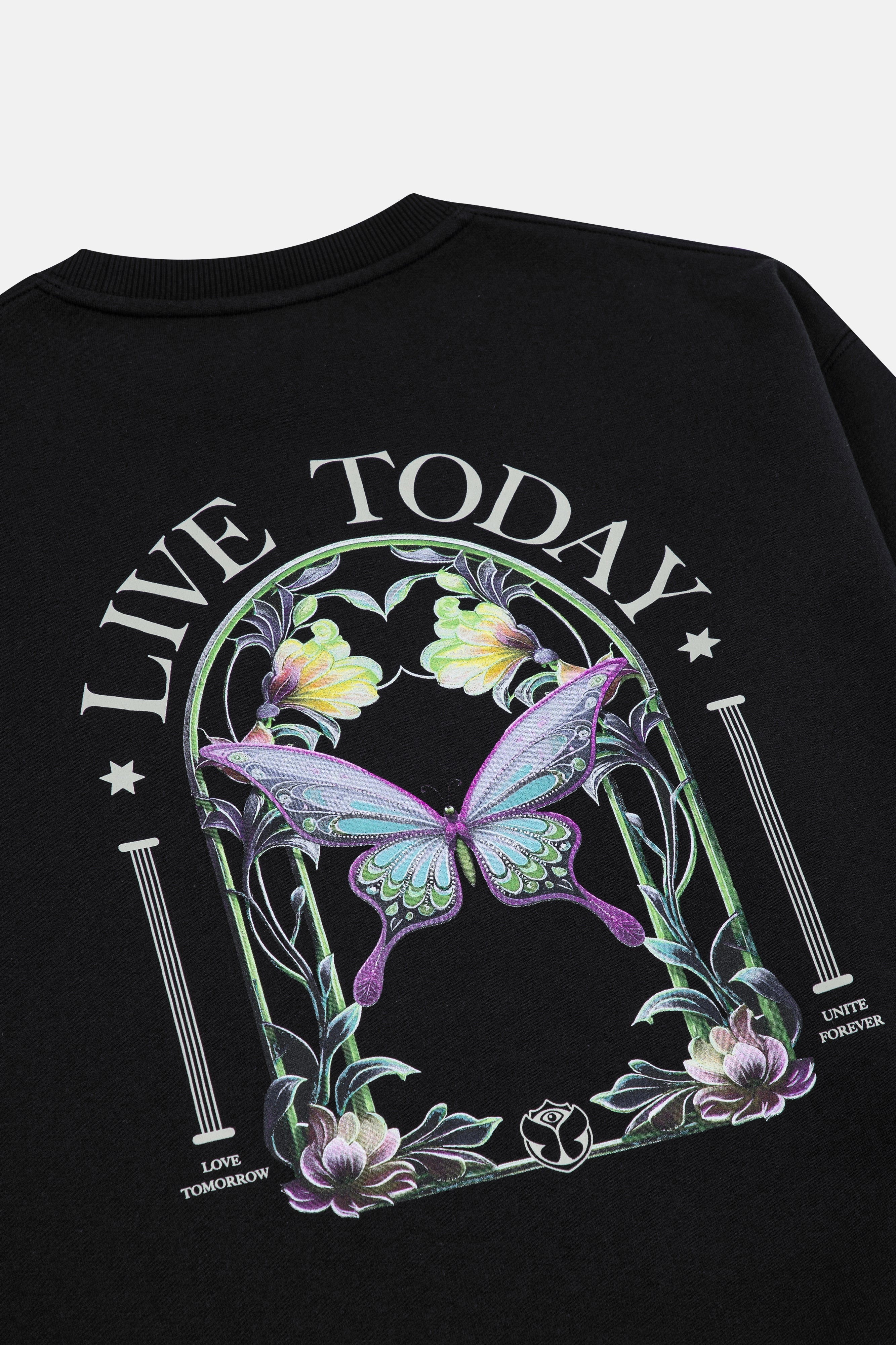BUTTERFLY LIVE TODAY SWEATSHIRT Snug Layer Knit Perfection