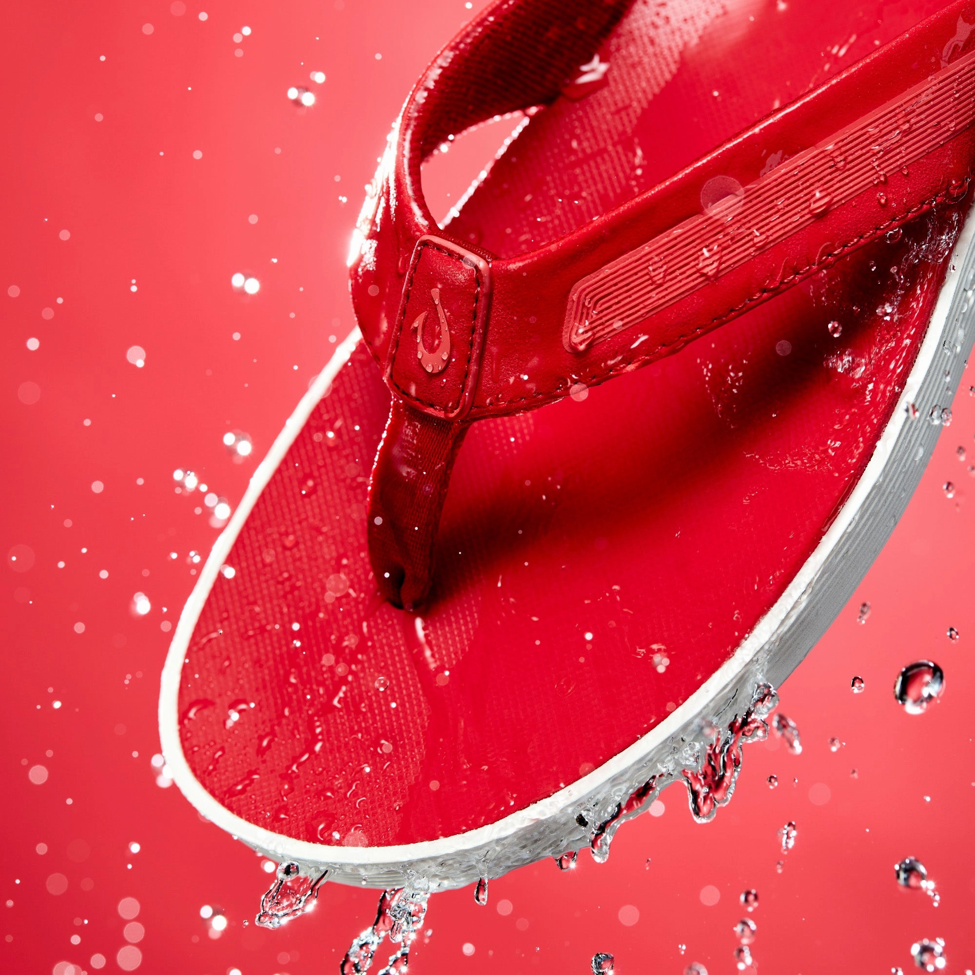 Comfortable Vacation Footwear Leeward - Red Lava