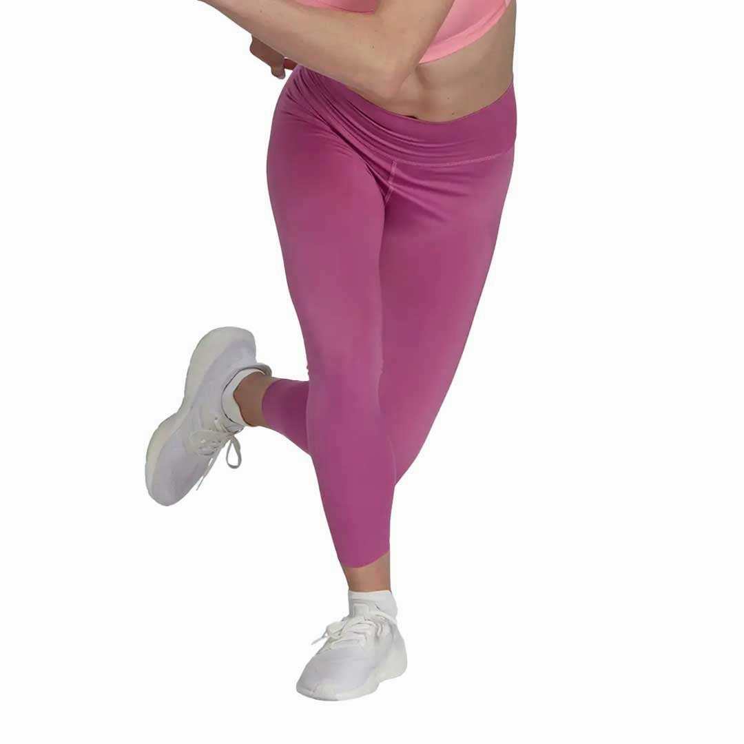 adidas - Women's Optime Training Luxe 7/8 Leggings (HK2553) Breathable Waistband Cozy Style