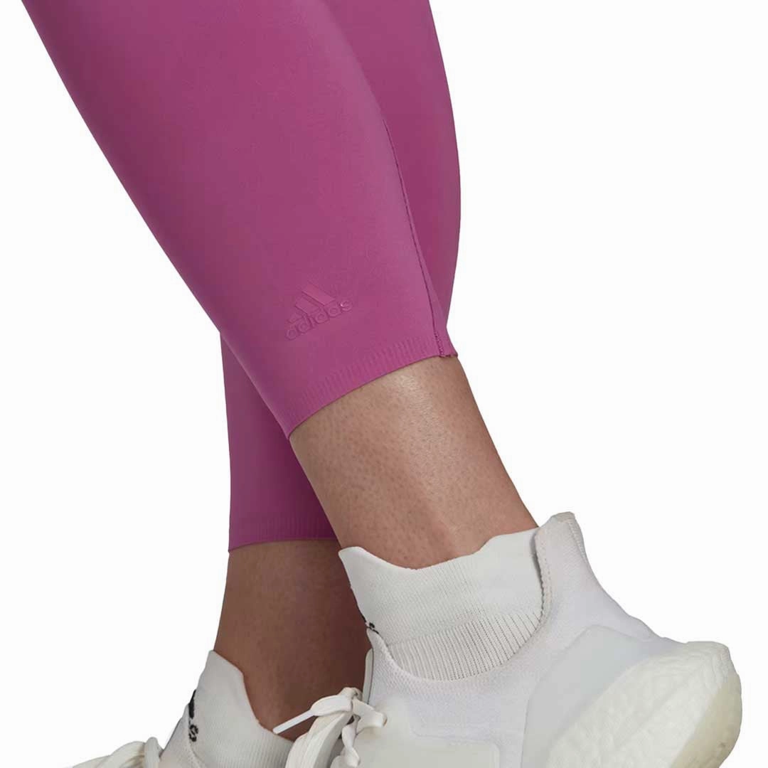 adidas - Women's Optime Training Luxe 7/8 Leggings (HK2553) Seamless Waist Technology Comfort Cushioning