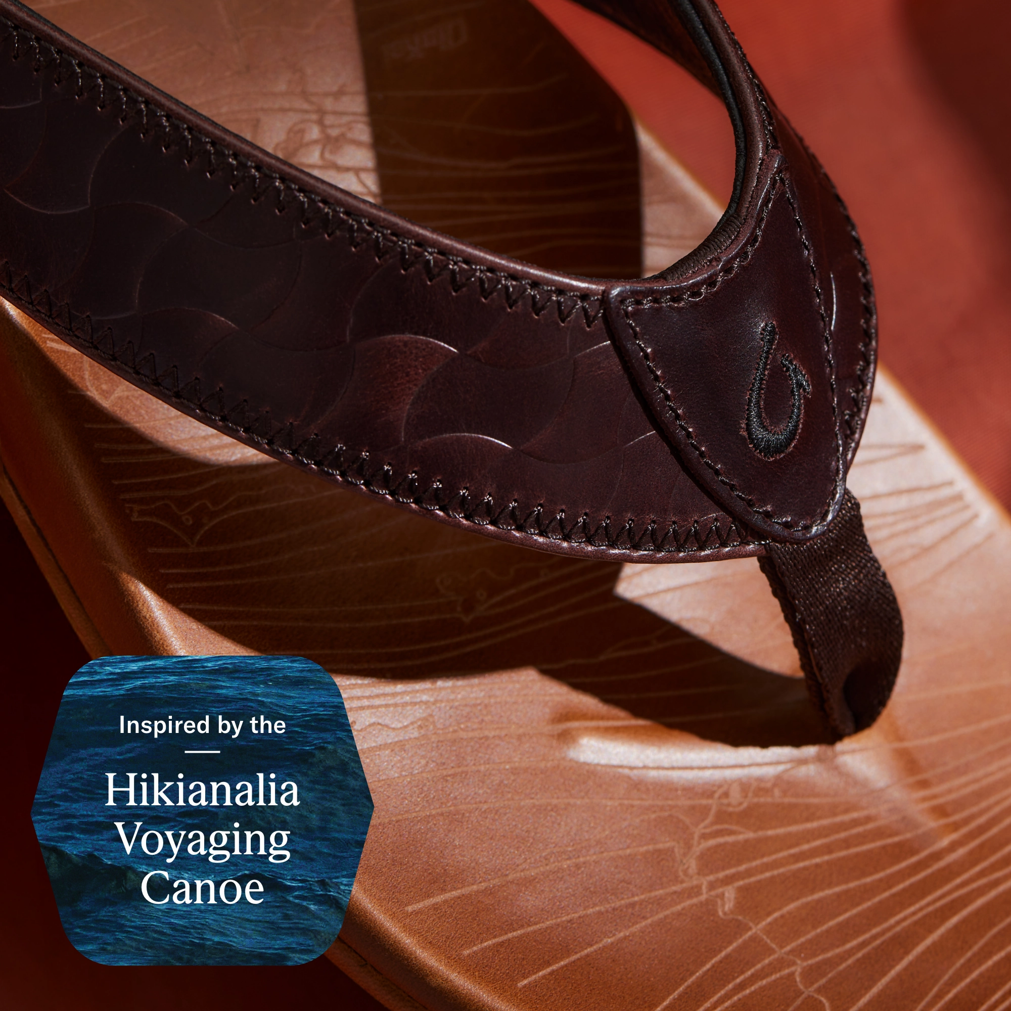 Wide Fit Design Stability Posts Hikianalia  -  Dark Java / Tan