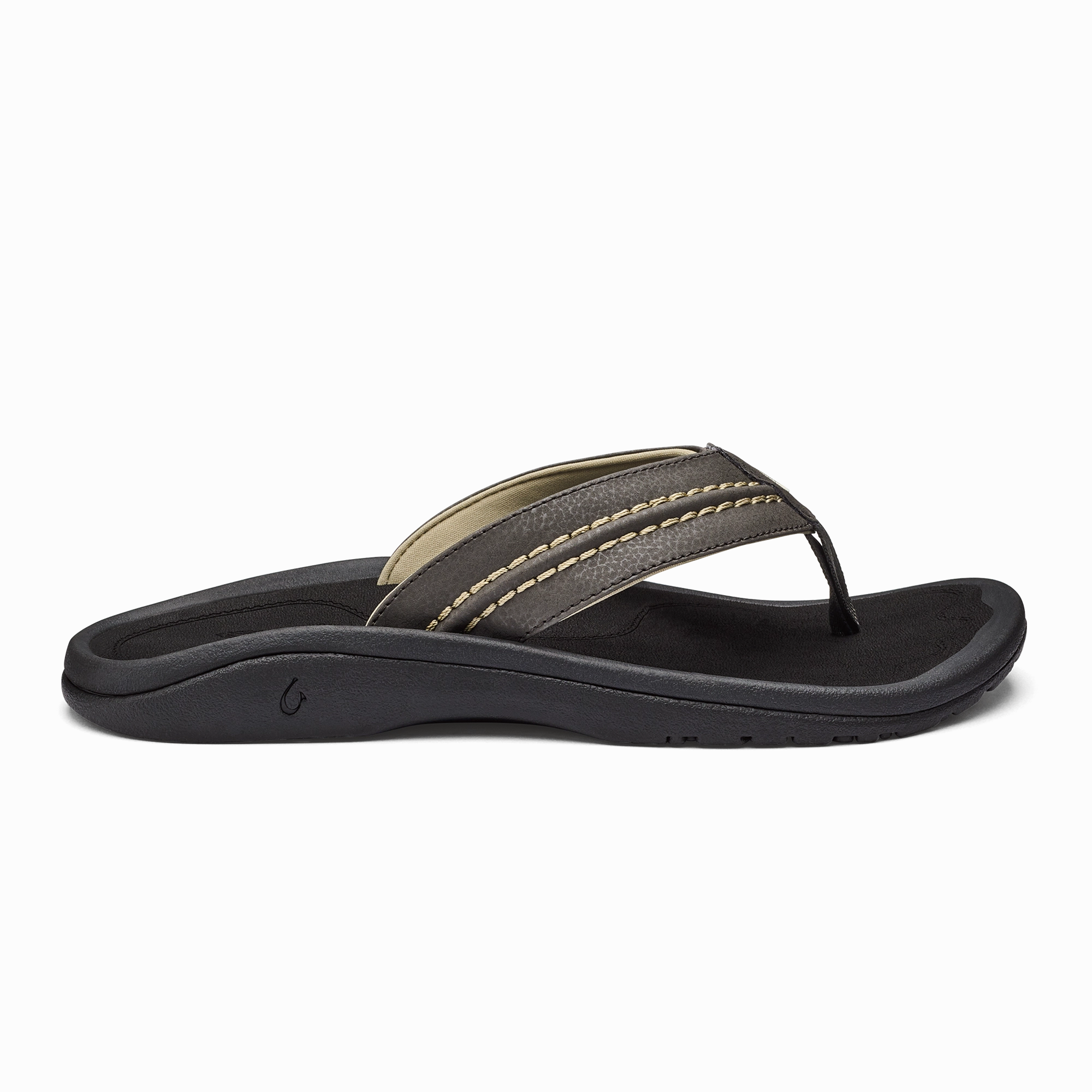 Hokua - Kona / Onyx Ventilation Channel Design Sandal Clasps