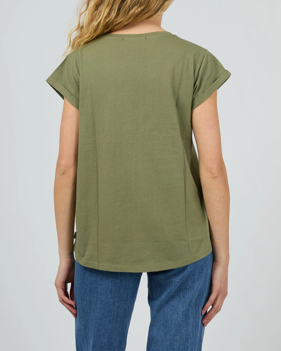 Casual Wearable Seasonal Trend Silent Theory Lucy Tee Khaki