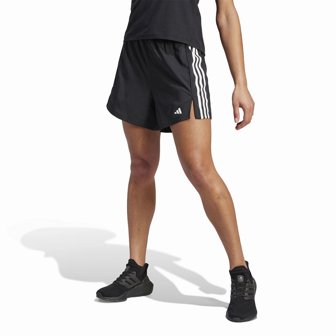 adidas - Women's AEROREADY Hyperglam 5" Woven Shorts (IB0697) Breathable Waistband pilling resistant