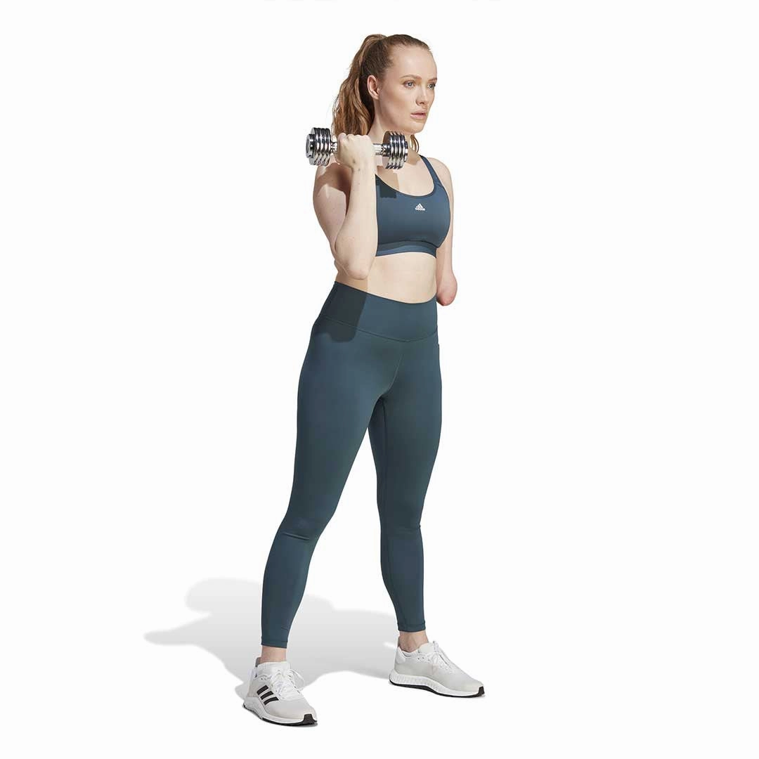 adidas - Women's Training Essentials High-Waisted 7/8 Leggings (IM0513) Non Restrictive Cut Cozy Stretch