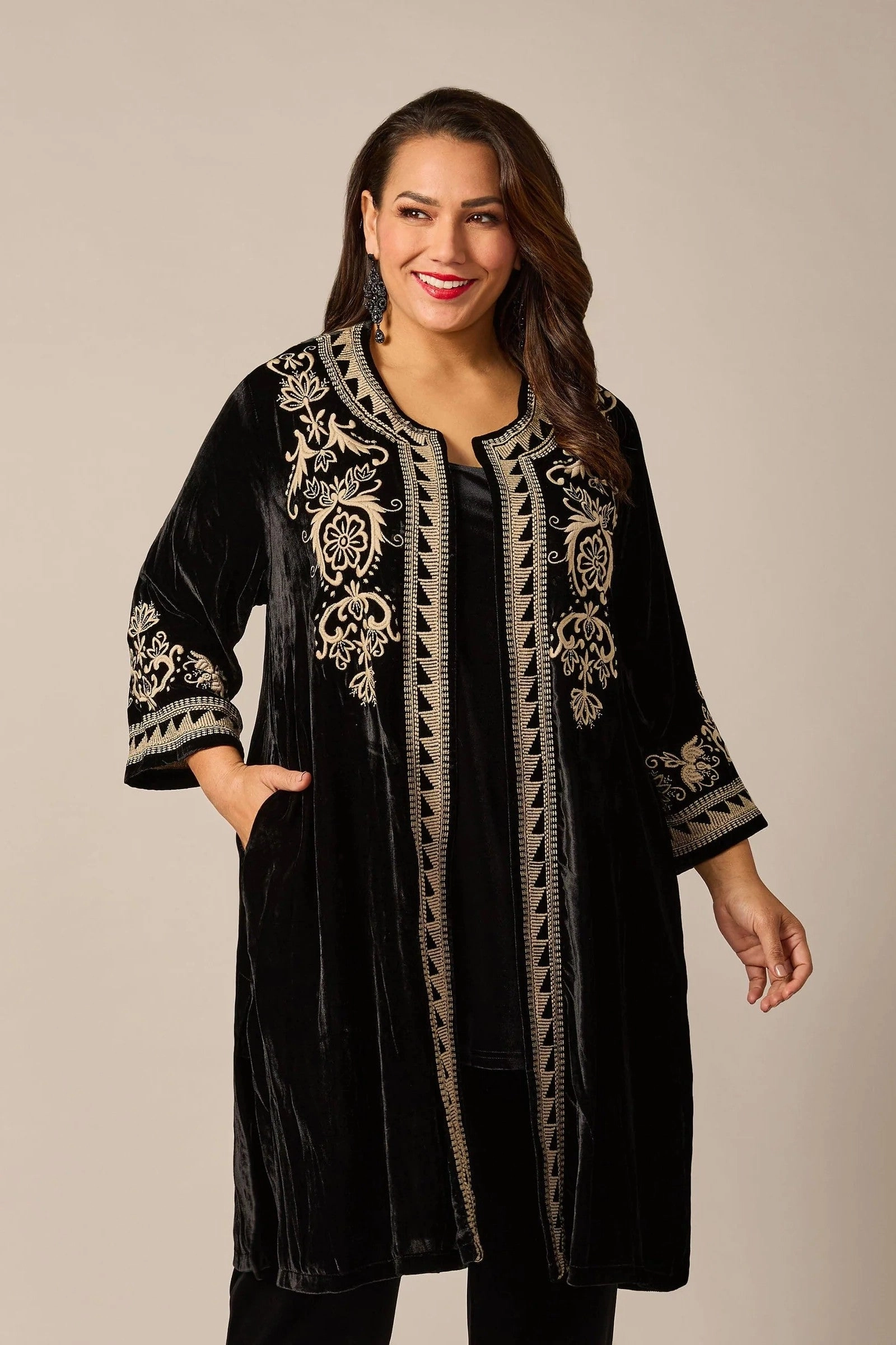 Swish - 544105 Champagne Mystery Coat Stretch Weave Fabric