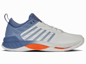 09071-139-M | HYPERCOURT SUPREME 2 | LUCENT WHITE/INFINITY/SCARLET IBIS Performance Support Heel Crash Pads