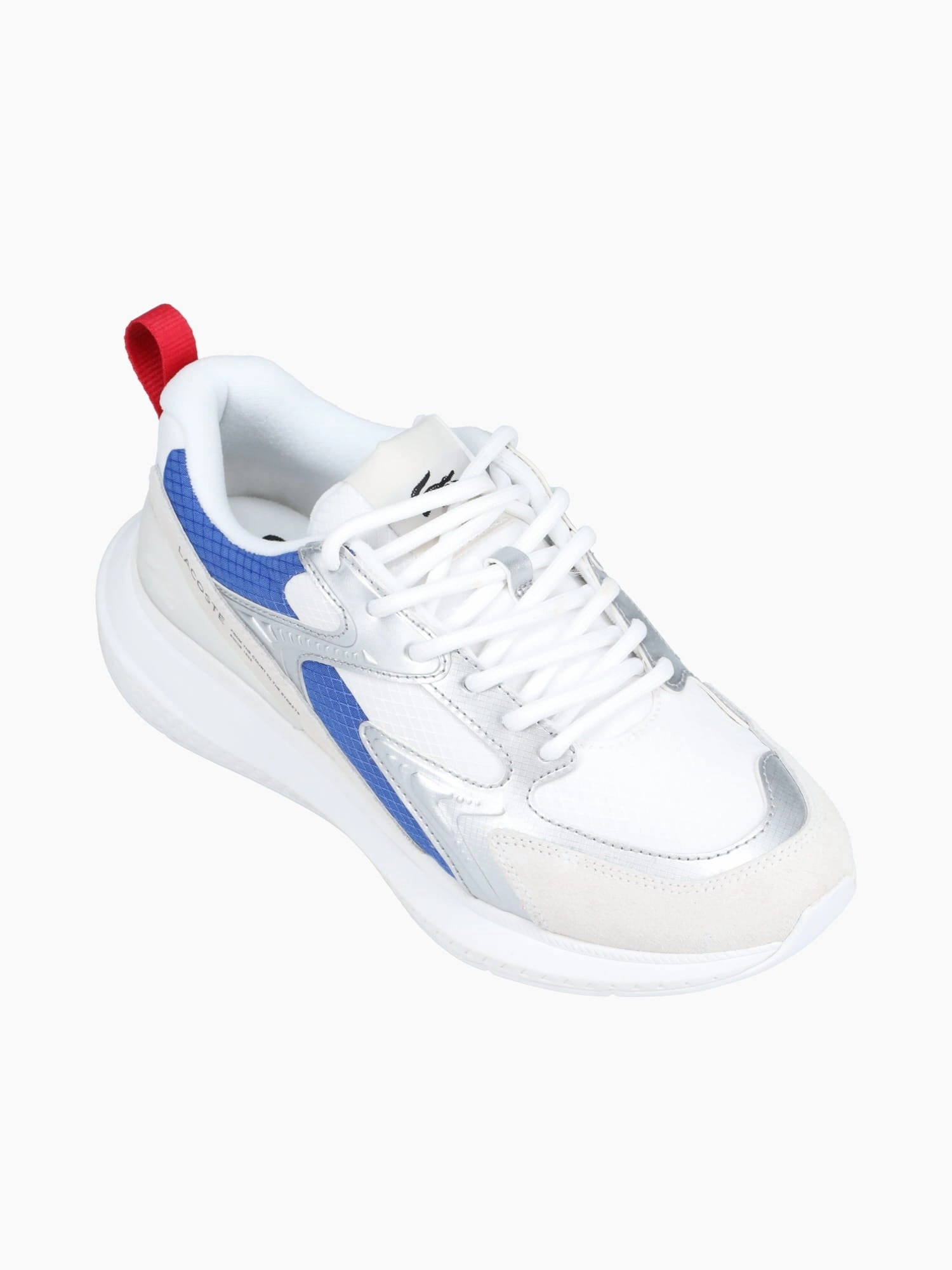 Breath Ease L003 Evo Wht Red Blu textile Suede