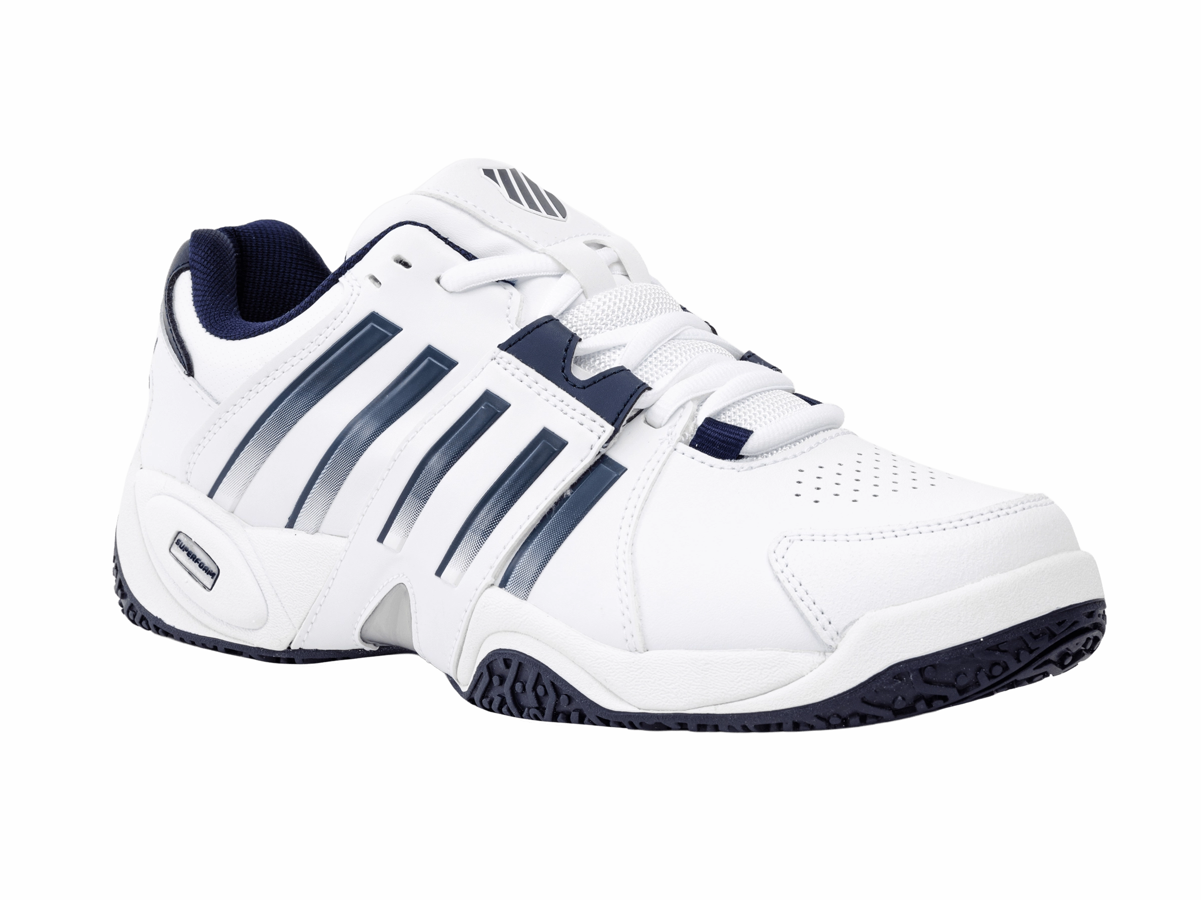 Layered Cushioning System 07388-177-M | ACCOMPLISH IV OMNI | WHITE/PEACOAT/SILVER