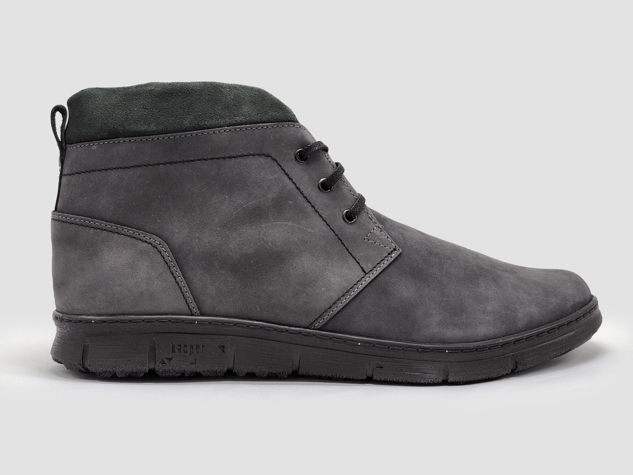 Men's Everyday Thick Fur-Lined Zip-Up Nubuck Leather Boots Stylish Look