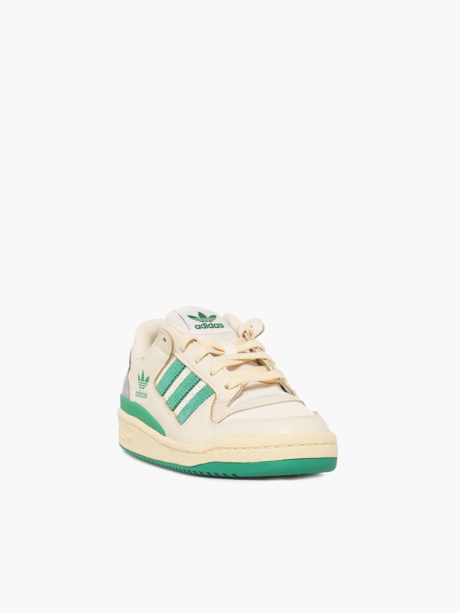 Forum Low Cl Cream White green leather Casual Fit