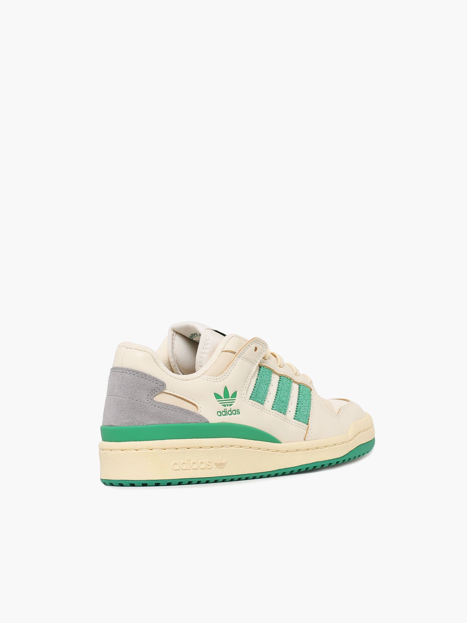 Dynamic support Forum Low Cl Cream White green leather
