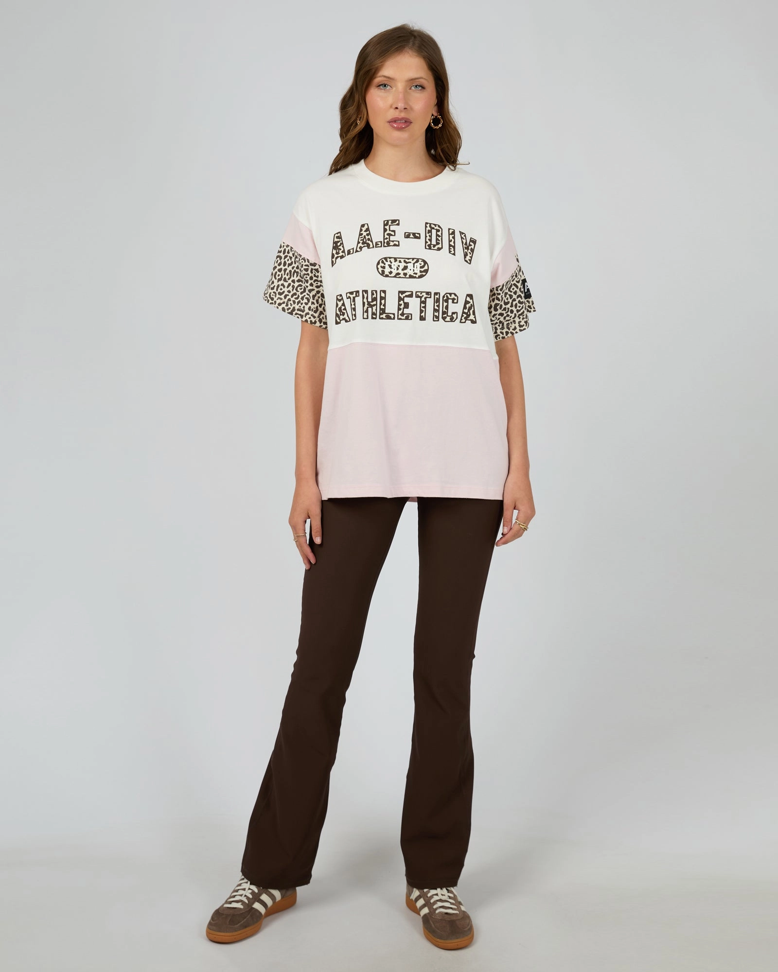 All About Eve Nico Panel Relaxed Tee Vintage White Award-winning