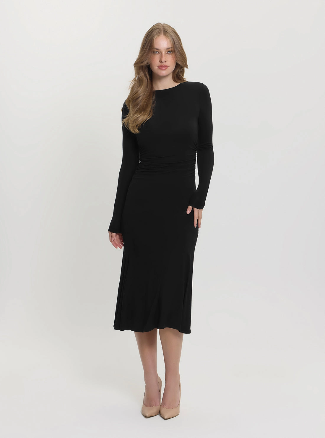 Black Drew Knit Maxi Dress Calm Tone