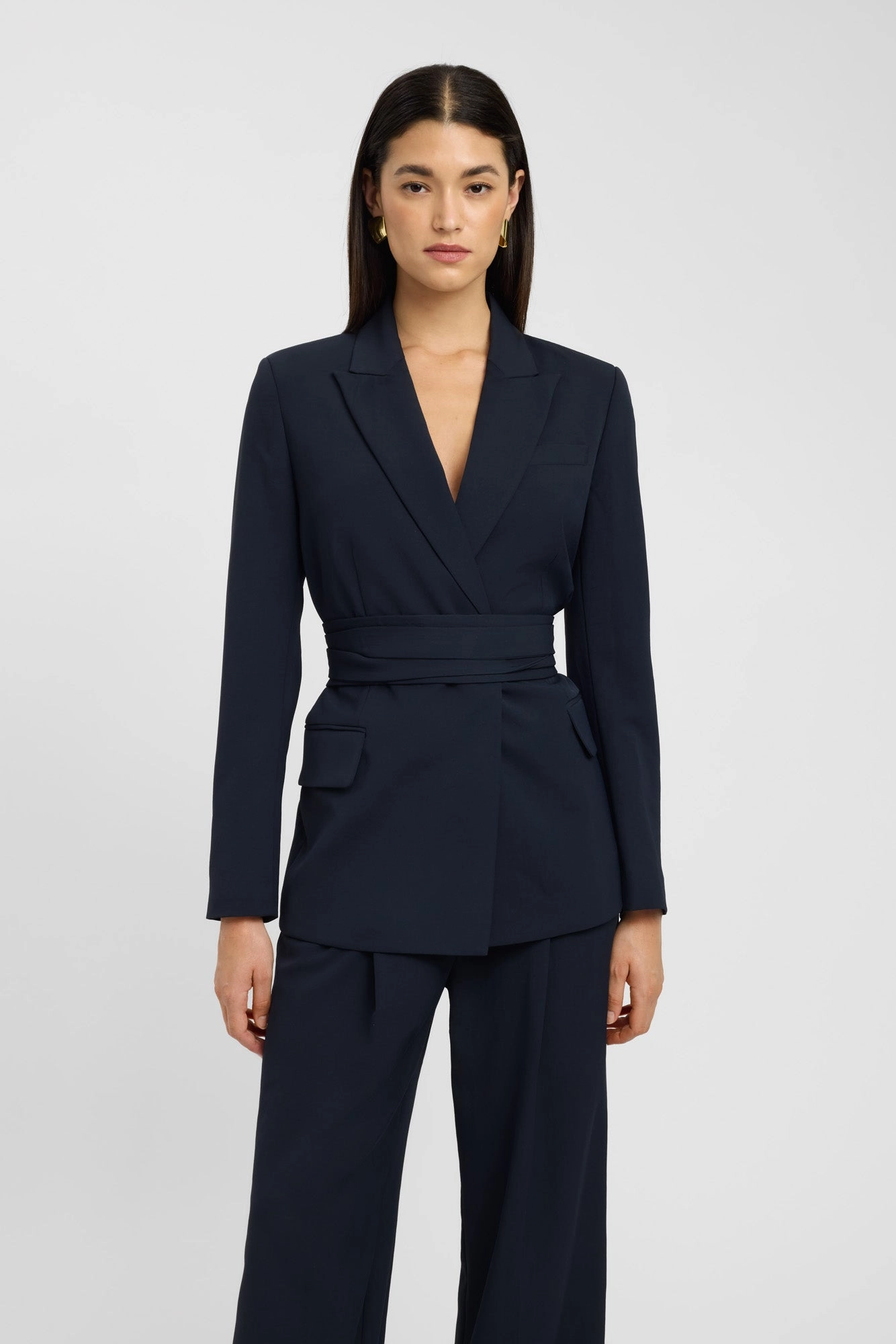 Matte Surface Texture Opal Blazer