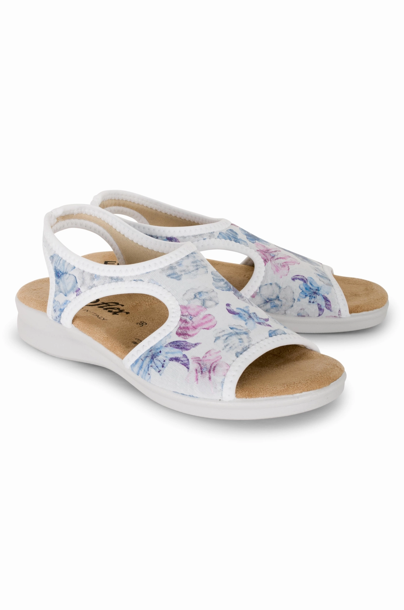Italian made Neopene Sandal | Blossom | TUSCANY AB Pressure Relief Grid Design Fashion Sandals