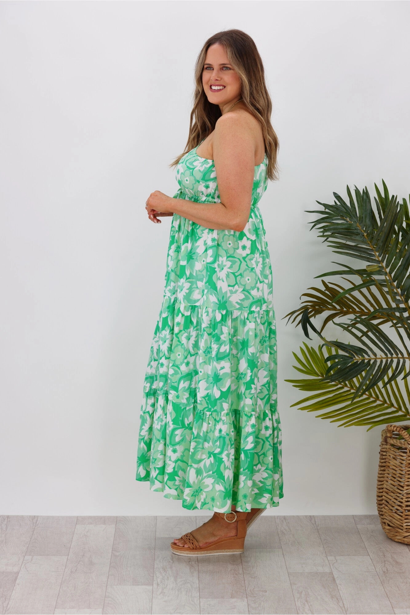 Jar Of Hearts Carita One Shoulder Dress Jade Fit Focused Functional Style