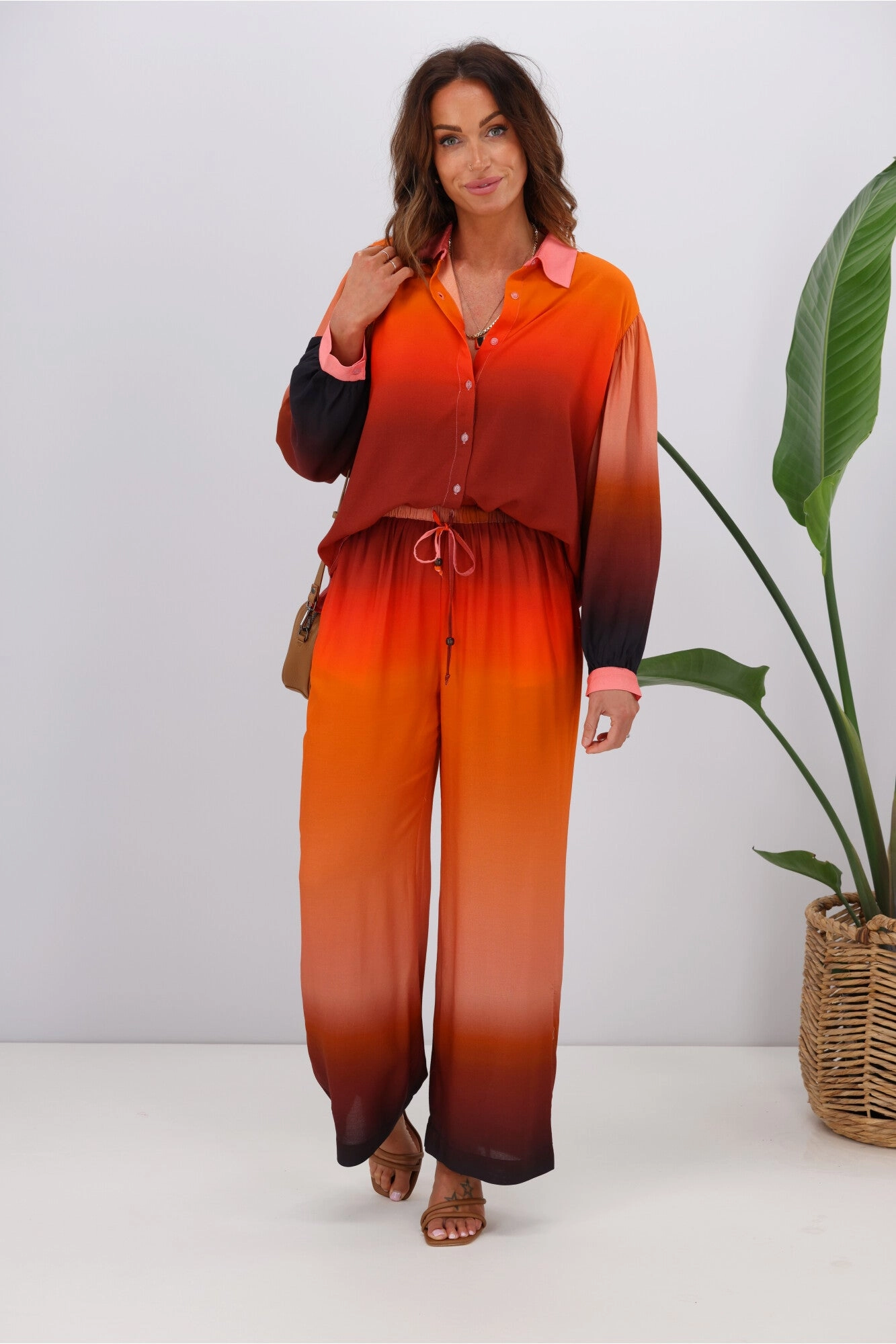 For Kids Non See Dance Studio Mesh Panel Joop & Gypsy Sonar Terrace Ombre Pant Set