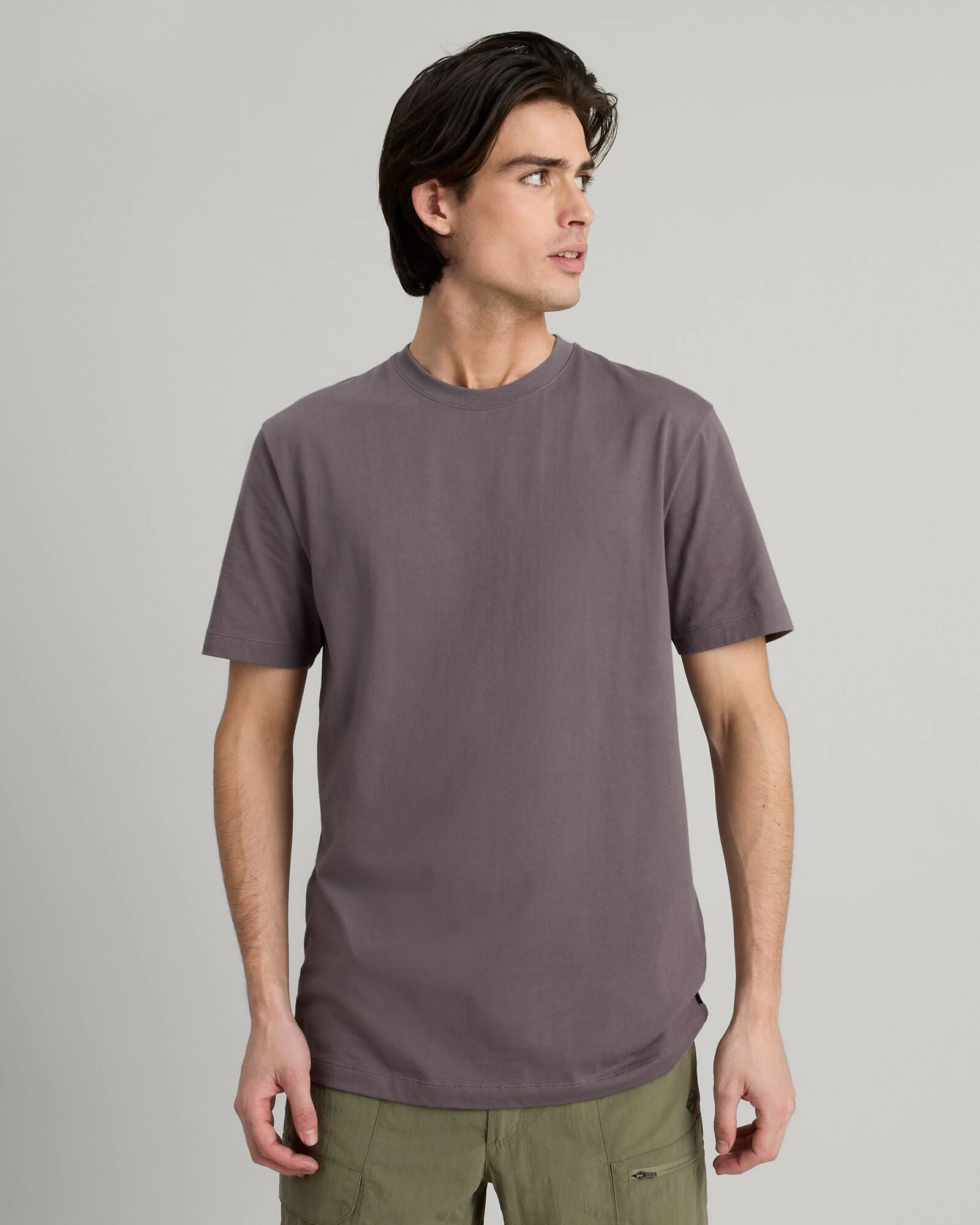 QuickRelease Fastener Long Sleeve Shirt KMD Solid Men's Short Sleeve T-shirt - Light Quartz