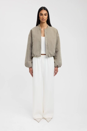 Kora Bomber Neutral Street Style