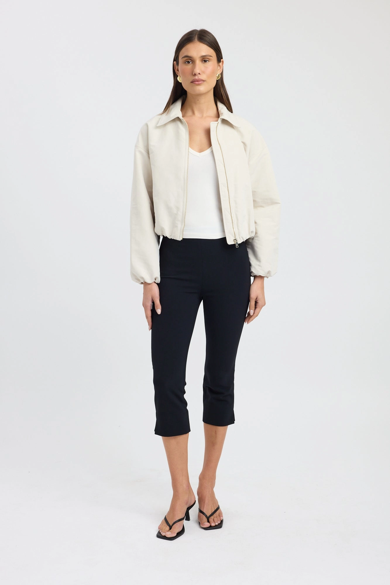 Hypoallergenic Fiber Filling Kora Collared Jacket