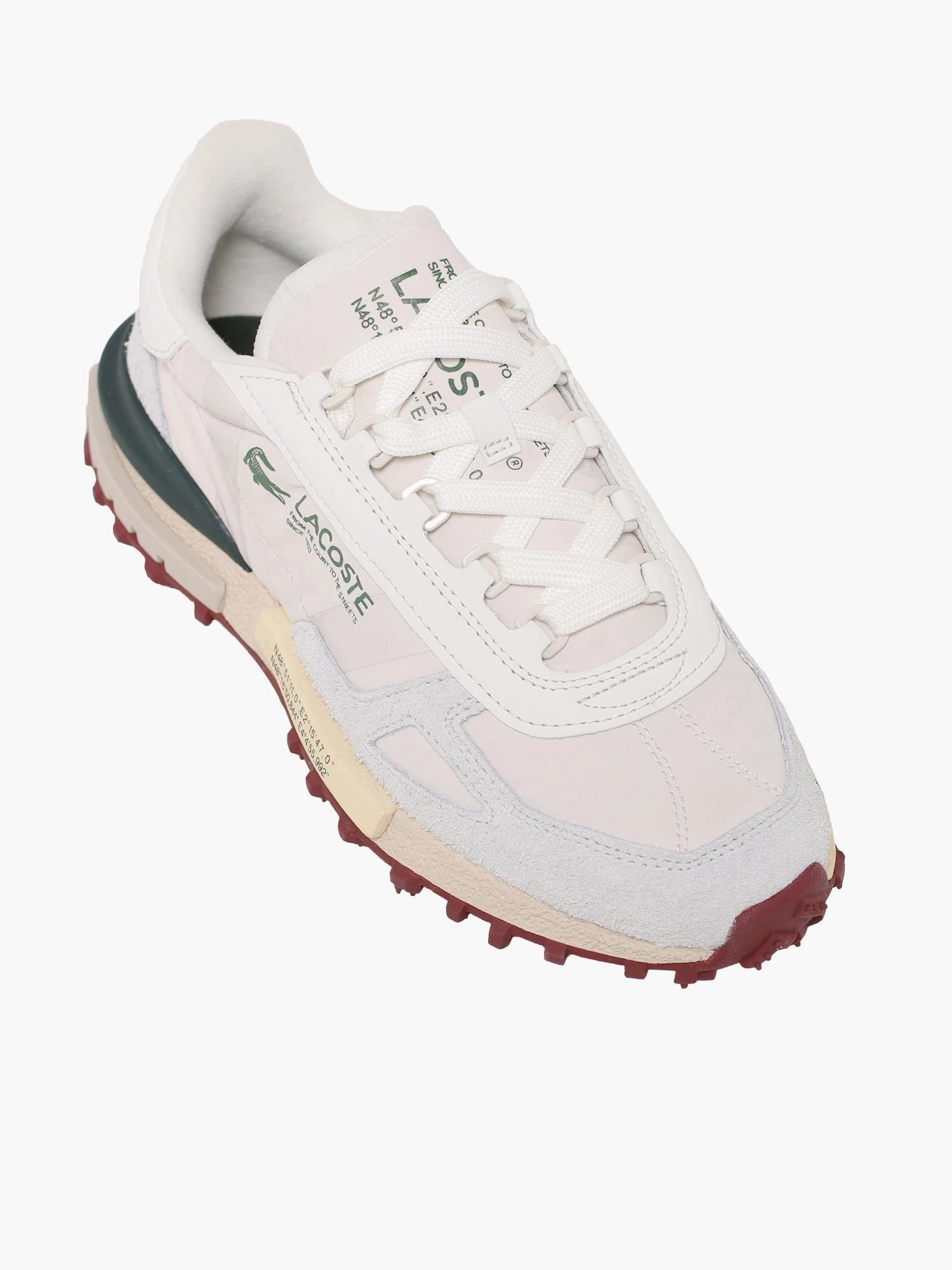 Elite Active Off Wht Dk grn nylon EasyToMaintain