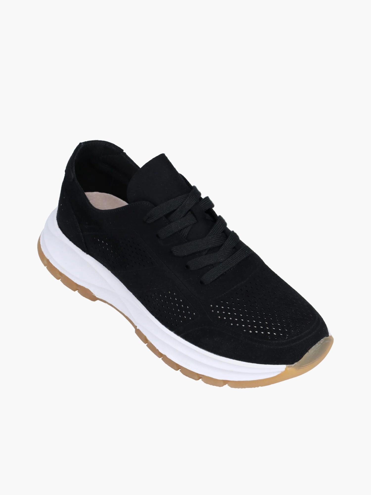 Run Secure Wide fit Jimmy Black Microfiber