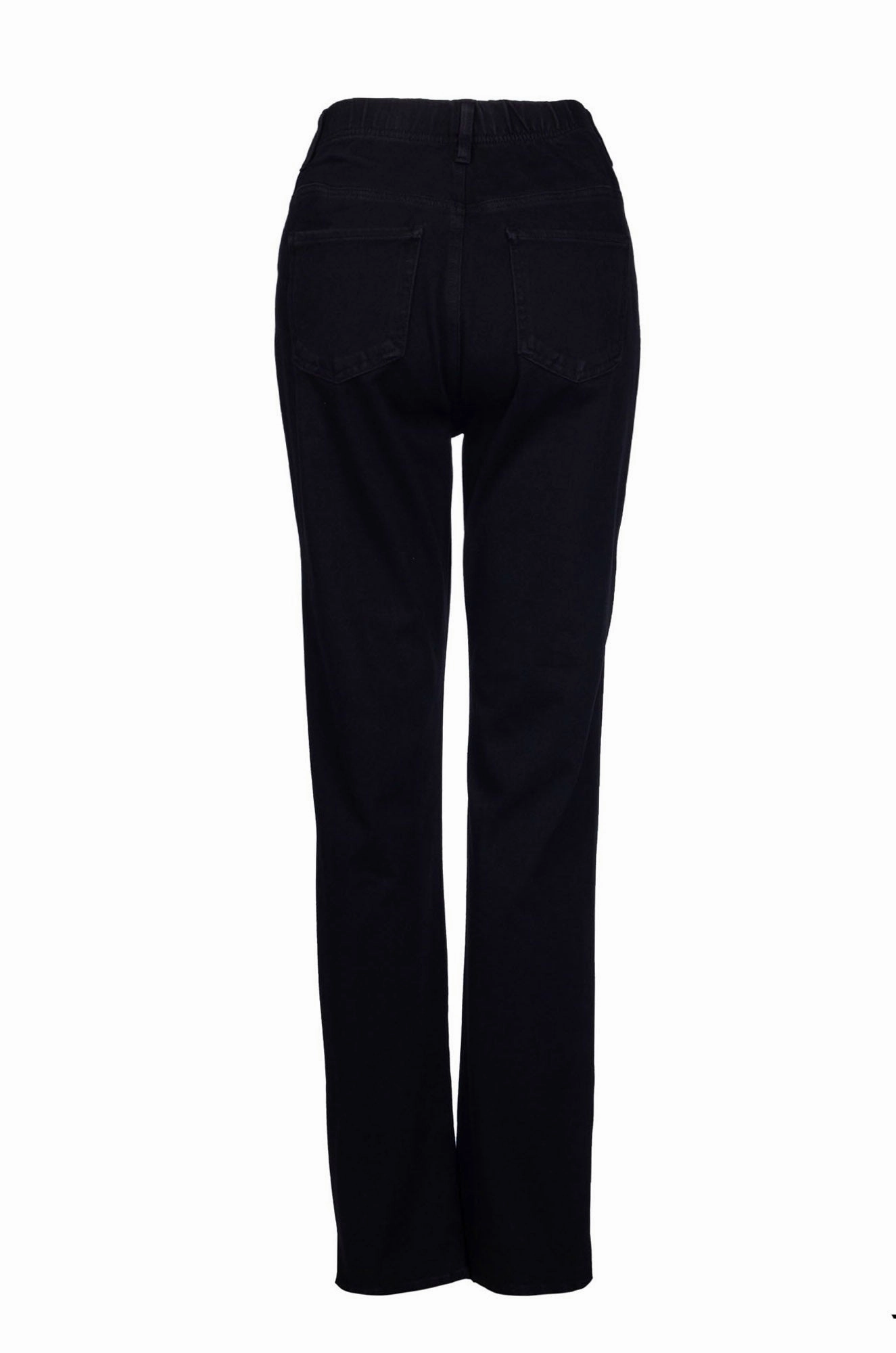 Work Ready Lightweight Textured Wonder Stretch Denim Regular Jeans | Black | 6943B1