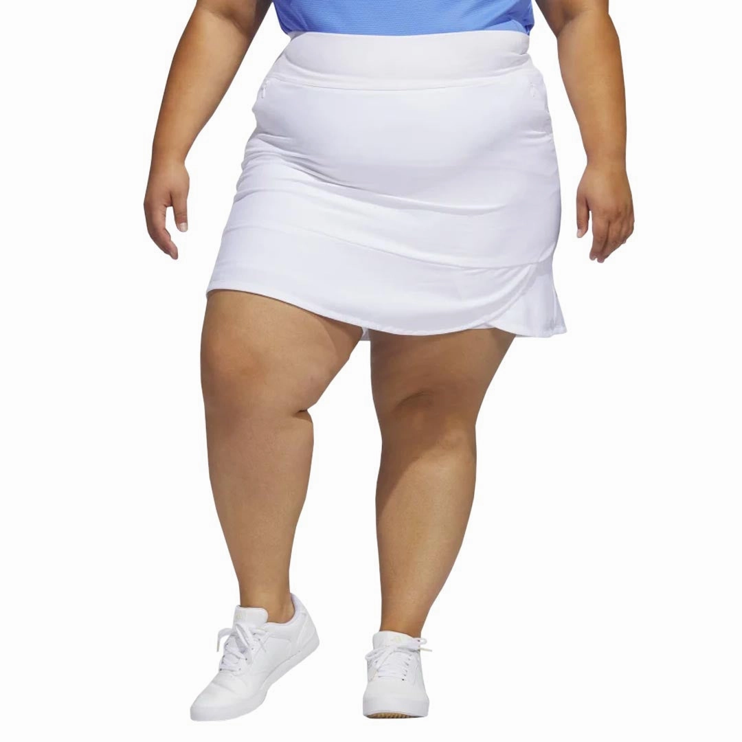 adidas - Women's Frill Skort (Plus Size) (IA9132) Anti Odor Treatment